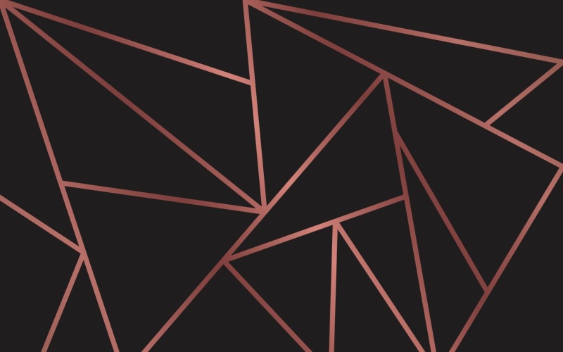 Fondo de patrón de mosaico de oro y papel tapiz negro