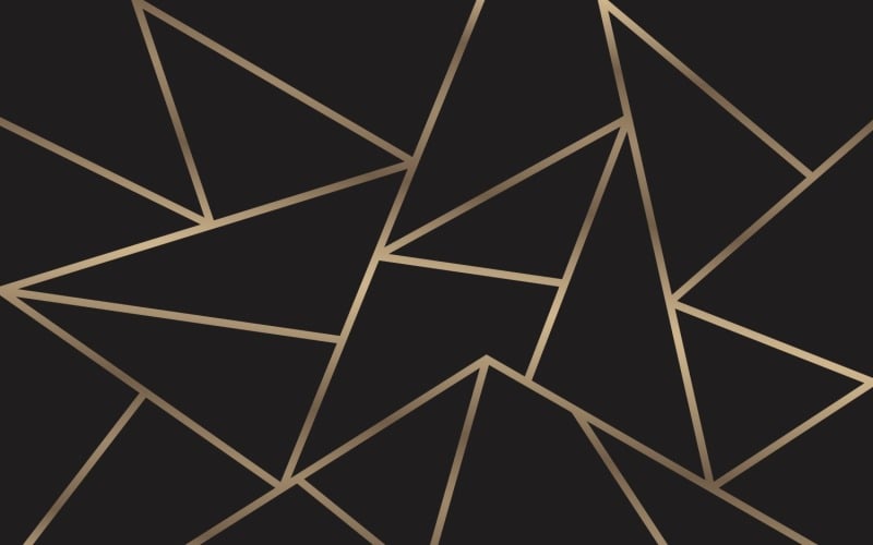 Fundo de papel de parede de mosaico de padrão de linhas douradas