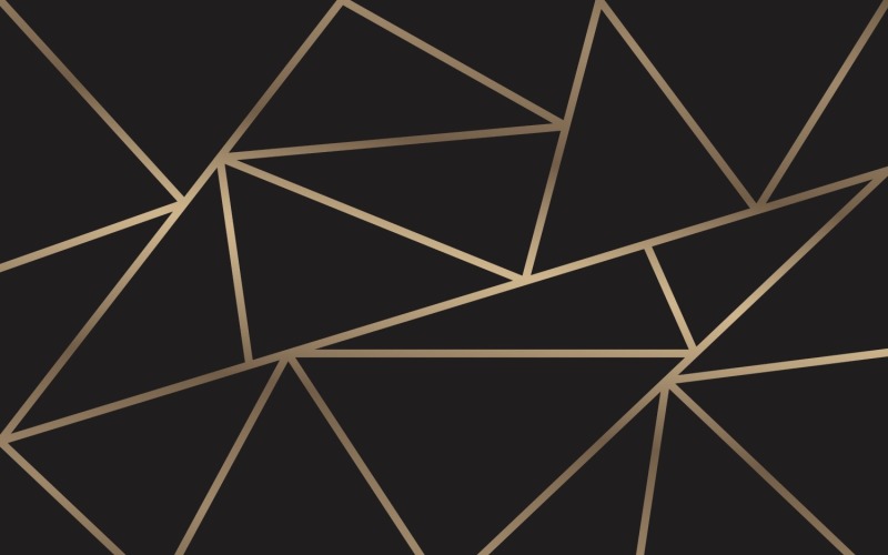 Luxus Mosaik Gold & Schwarz Muster Hintergrund