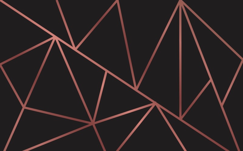 Modello di progettazione di sfondo per carta da parati oro e nero mosaico