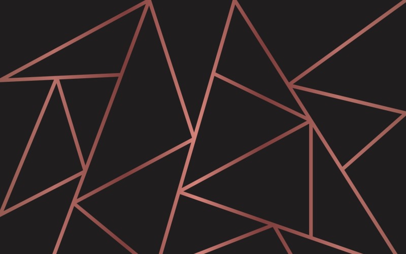 Modello di sfondo modello moderno mosaico oro e nero