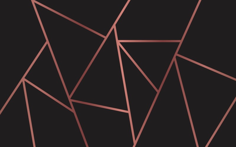 Moderní mozaiková tapeta na pozadí s černým a zlatým vzorem