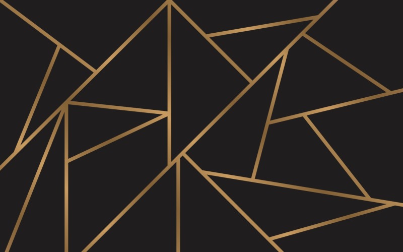 Mosaico moderno oro e sfondo nero