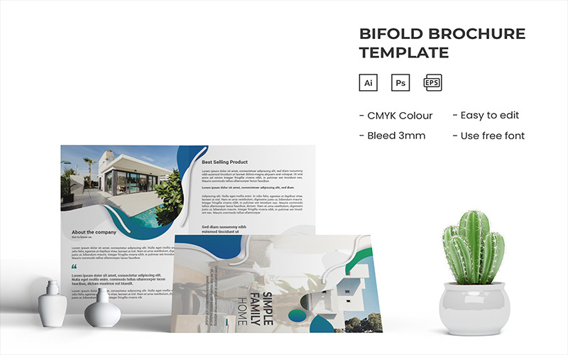 Домашня сторінка - шаблон брошури Bifold