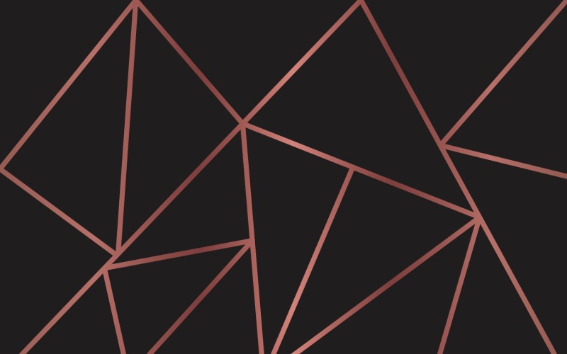 Moderní geometrické černé a zlaté pozadí mozaiky