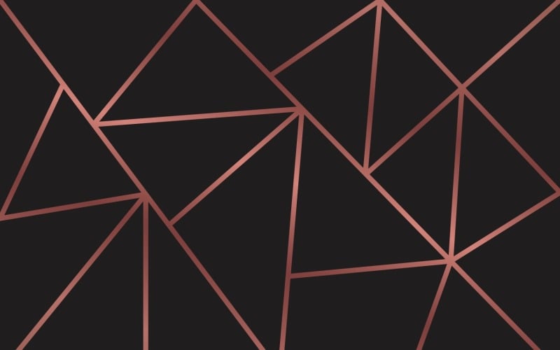 Siyah ve altın Üçgen Mozaik arka plan