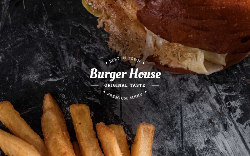 Burger House - Ristorante | Modello Drupal reattivo