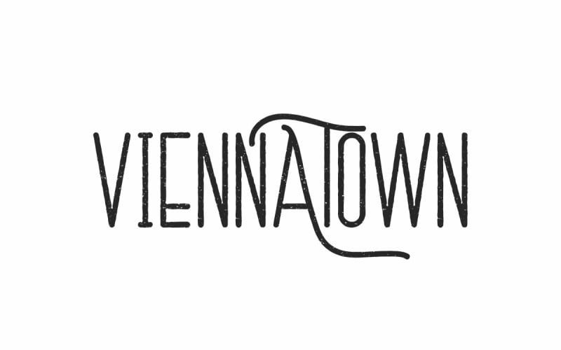 Carattere classico vintage della città di Vienna