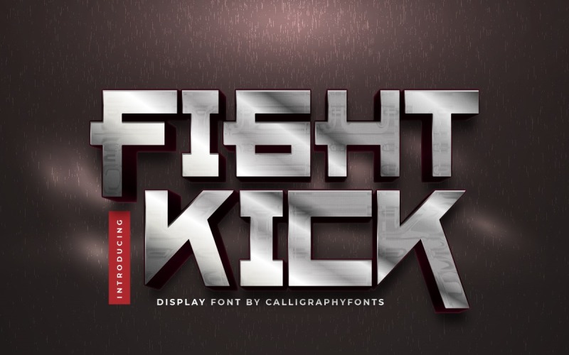 Fight Kick Sans Serif -teckensnitt