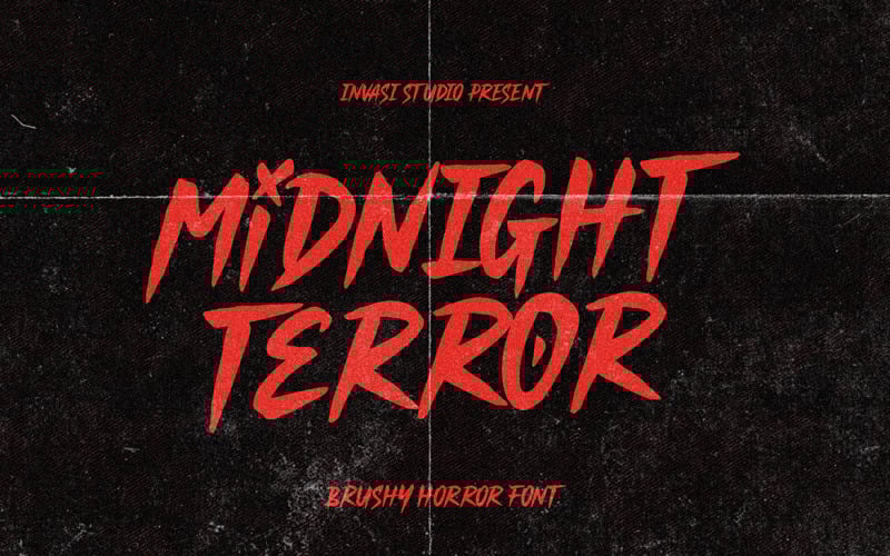 Midnight Terror - Horror Font