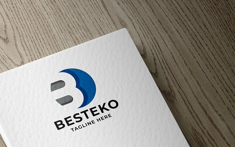 En İyi Teknoloji Harfi B Logosu