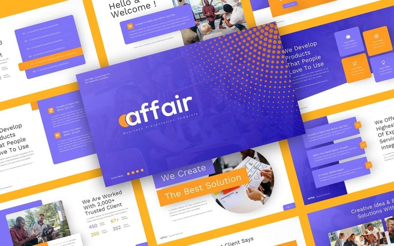 Affair - Business PowerPoint Template