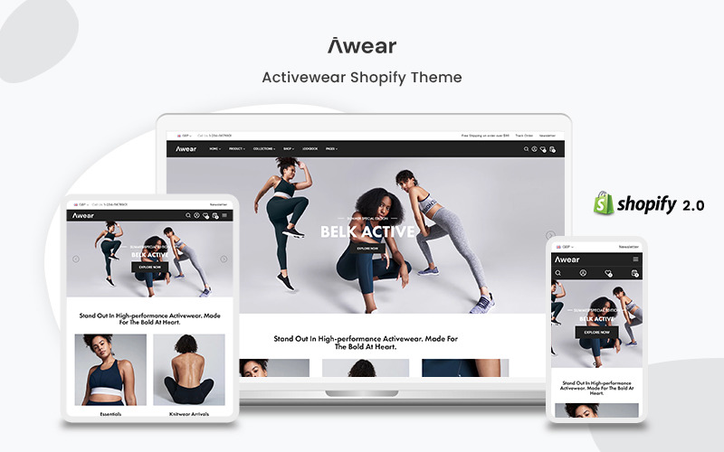Awear- The Nightwear Premium Shopify téma
