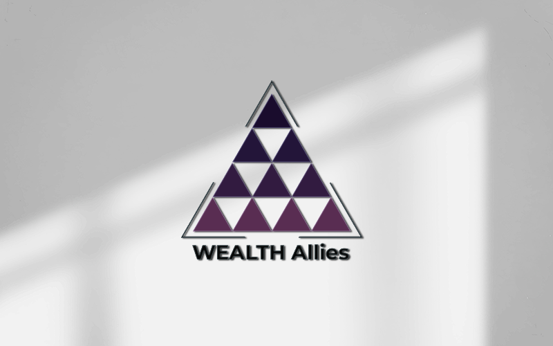 Pénzügyi vállalat logó sablon