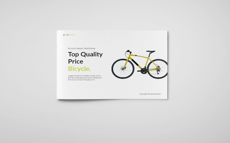 Sigil Bicycle Brochure A5 Template