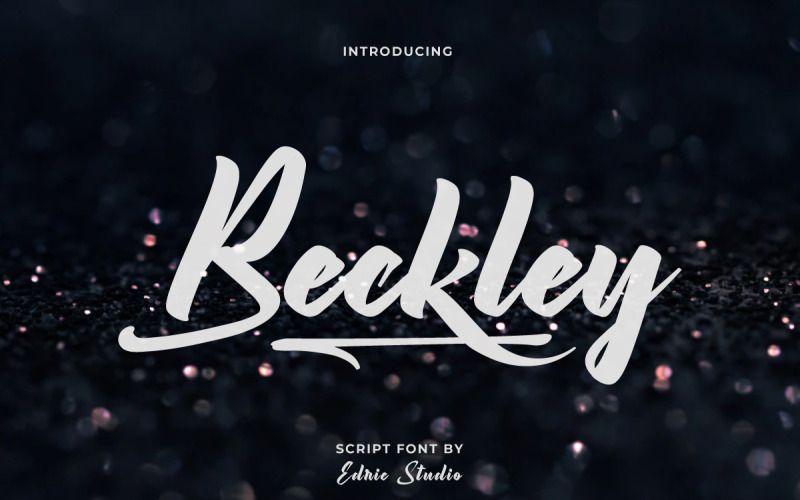 Beckley Kalligraphie-Schriftart
