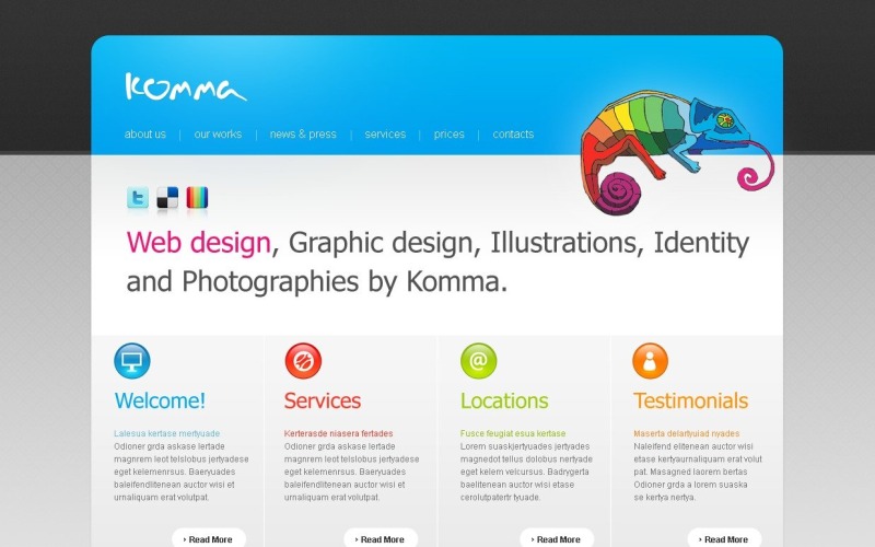 Безкоштовна легка та чиста тема для веб -дизайну WordPress