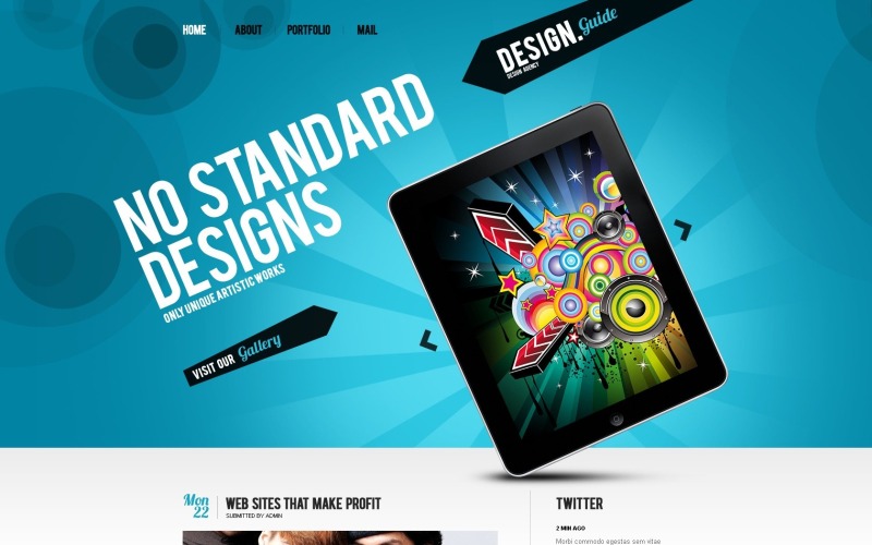 Darmowy motyw do projektowania stron internetowych dla CMS WordPress