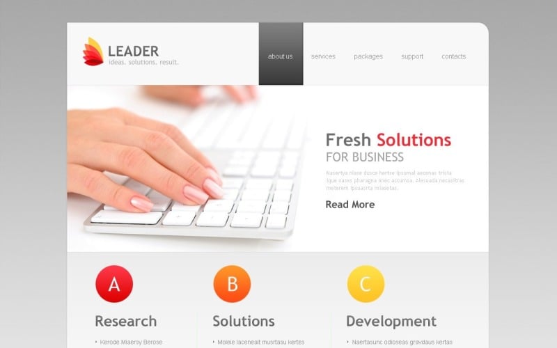Free WordPress Template for Online Business & Services Promotion Campaigns
