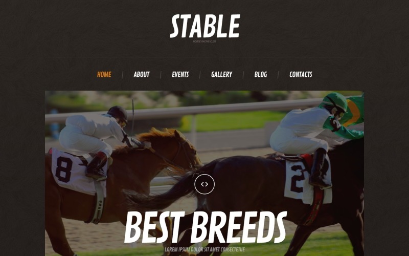 Gratis Responsivt WordPress -tema för hästsport