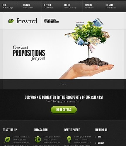 Gratis WordPress -tema för företagsorganisationer