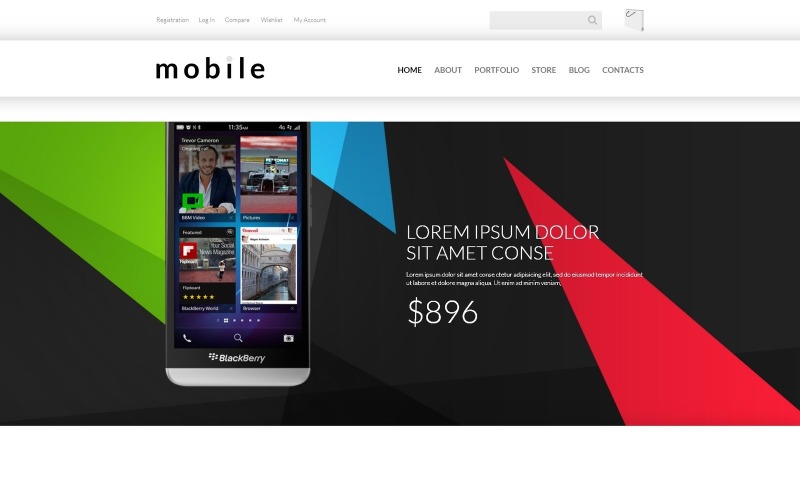 Kostenloses WooCommerce-Theme für den Mobile Gear Store
