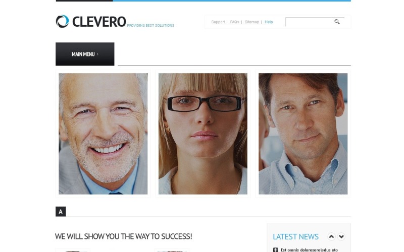 Kostenloses WordPress-Design für Online-Werbekampagnen für Unternehmen und Dienstleistungen