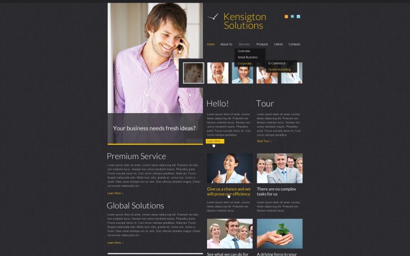Tema gratuito para sitios web de WordPress para negocios y servicios