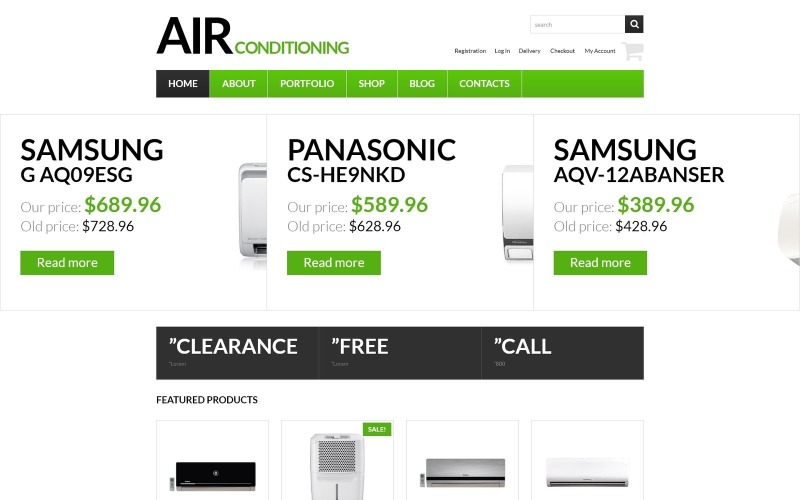 Zdarma téma WooCommerce pro dodavatele čerstvého vzduchu