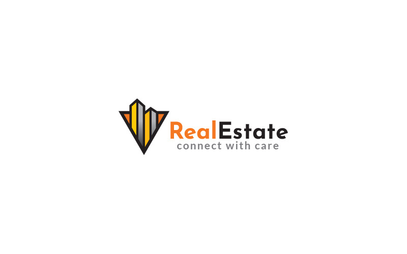 Real Estate View Logo Design Template
