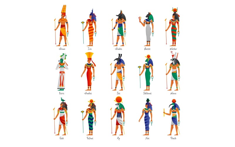 Nombre de diosas egipcios