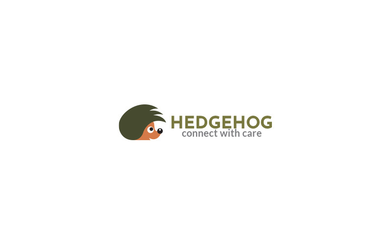 Egel Logo ontwerpsjabloon