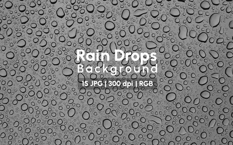 Real Rain Drops bakgrund