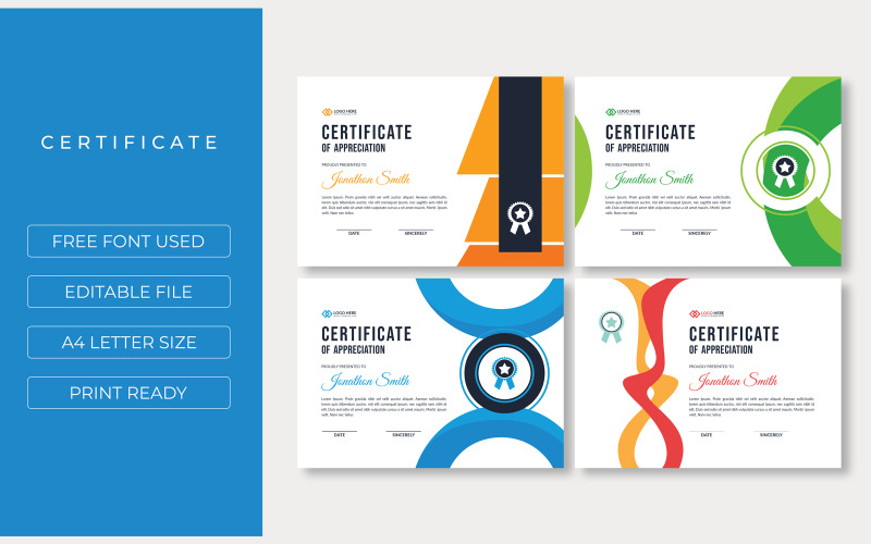 Tema del certificato di Jonathan Smith