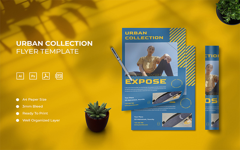 Collection Urbaine - Modèle de Flyer