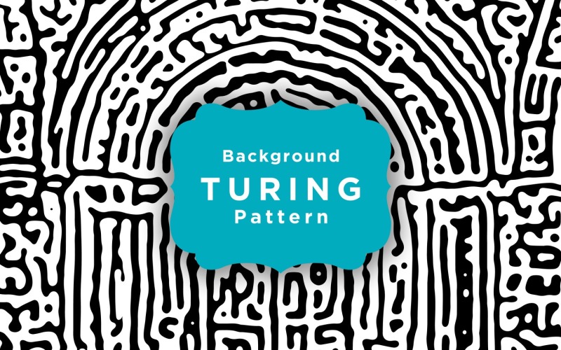 Fondo de pantalla de Turing Vector Pattern