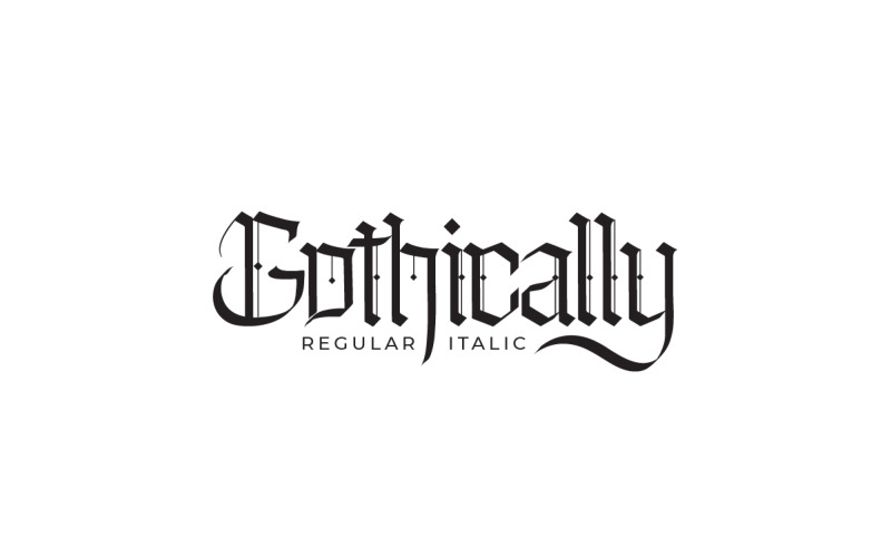 Готичний класичний готичний шрифт