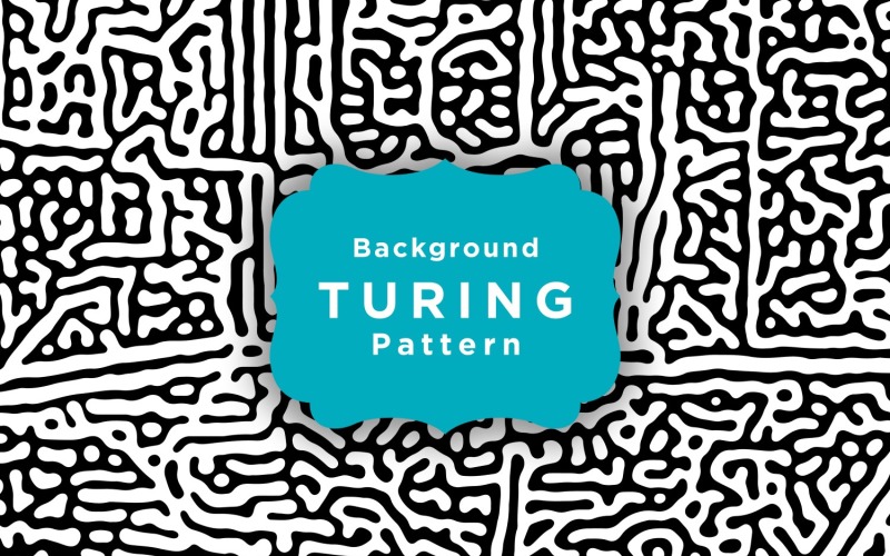 Padrão de padrão abstrato de difusão de reação de Turing
