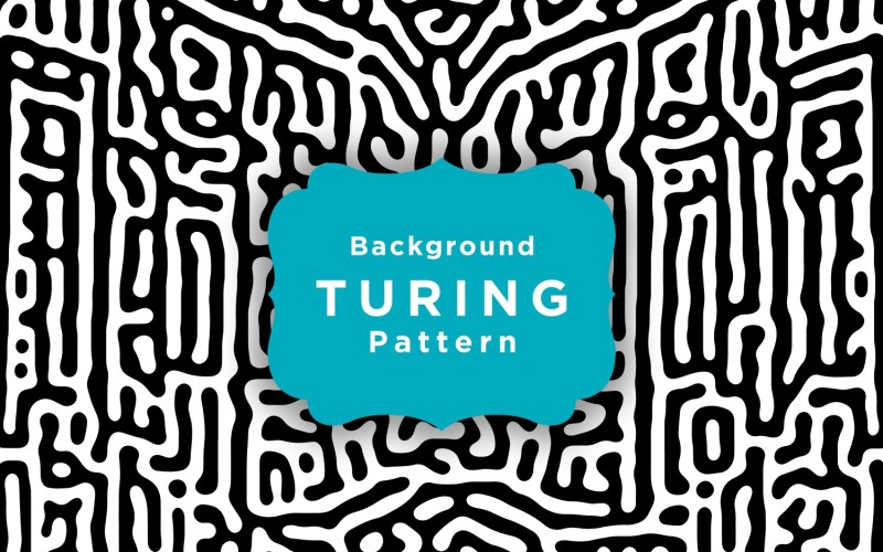 Turing Reaksiyon Difüzyon Soyut Desen Desen Duvar Kağıdı