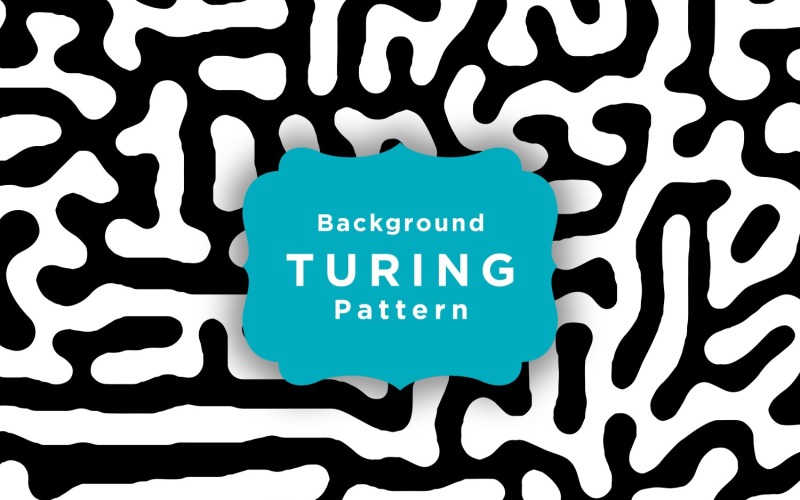 Turing Vektor nahtlose Muster Wallpaper