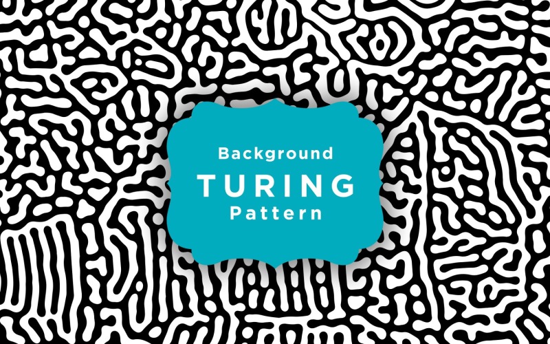 Modelo de plano de fundo do padrão de Turing minimalista