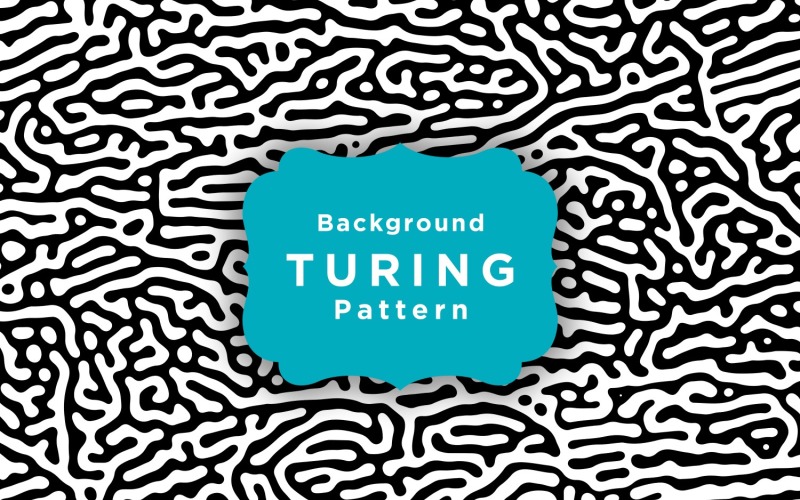Turing Patroon Achtergrond Sjabloon