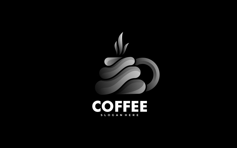 Coffee Gradient Logo Template