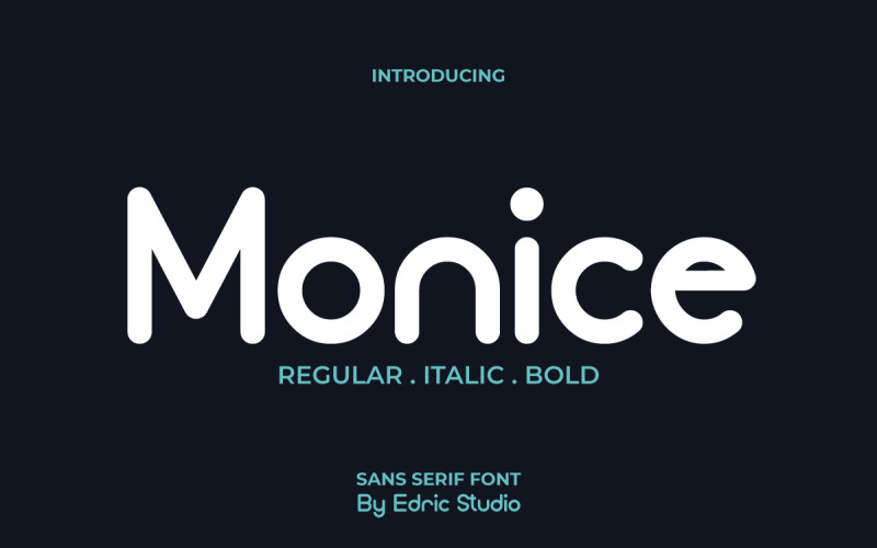 Monice Modern Sans Serif Font