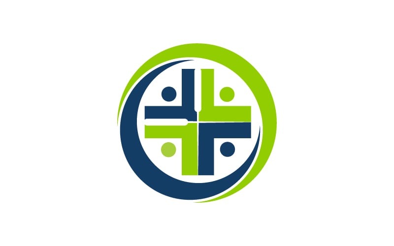 Оздоровчий логотип акупунктури
