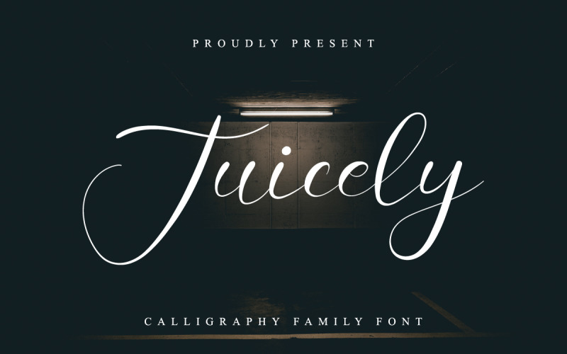 Fonte Juicely Calligraphy Script