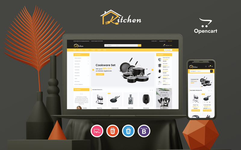 Kuchnia - Responsywny szablon OpenCart