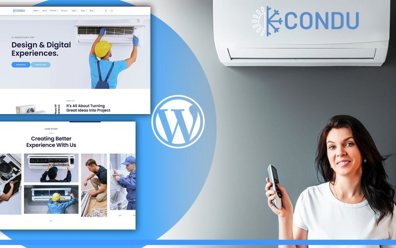 Thème WordPress des services de maintenance Candu