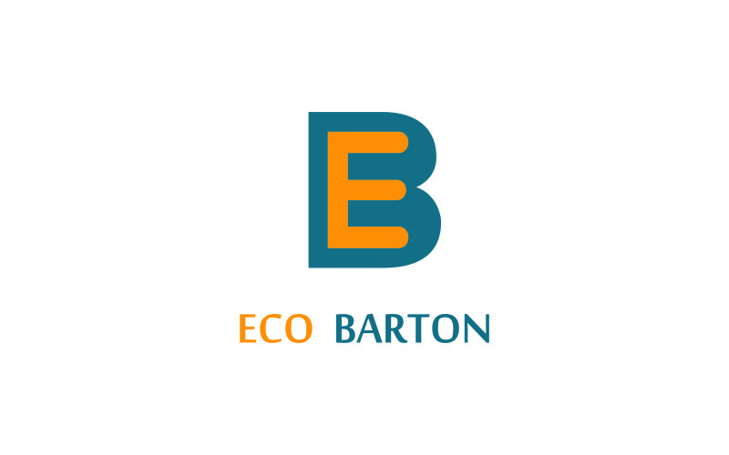 Eco Barton - EB letter logo template