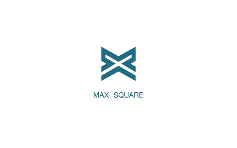MAX Square Cube Logo template